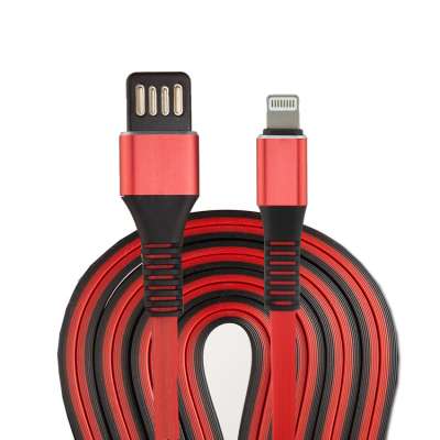 OEM 1m Double Colorful Flat Noodle Micro Usb Data Cable for Android